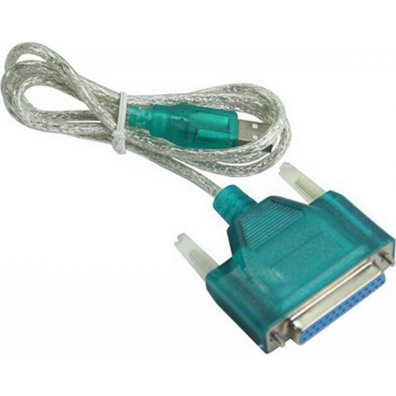 Adaptor USB A 2.0 Male To Serial RS232 DB 25pin Female Copper Converter CAB-U044