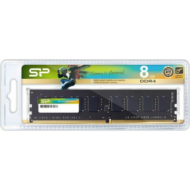 8Gb RAM DDR4 Memory 3200Mhz CL17 1.2V Silicon Power Μνήμη CSP008GBLFU320X02 (PC)