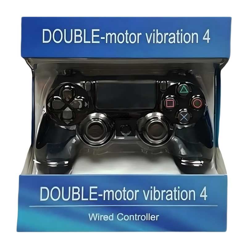 Joypad Double Motor 4 Vibration Controller Black PS4 Joypad Double Motor 4 Vibration Controller Black PS4