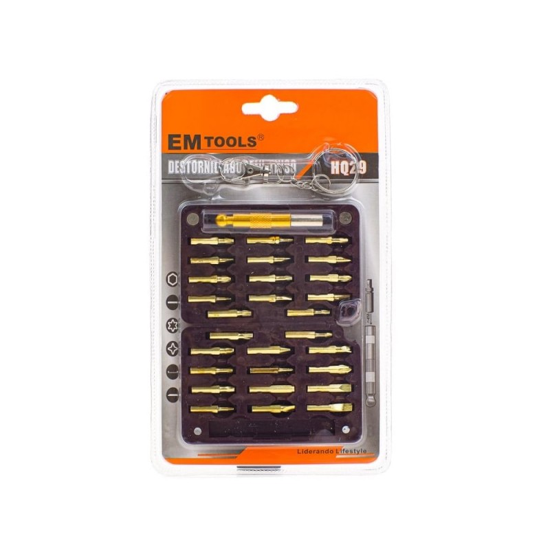 Κατσαβίδι 29 In 1 Screwdrivers Bits EM Tools HQ29