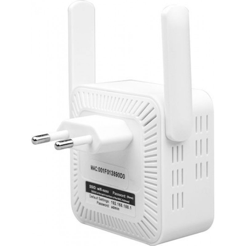 Edup EP-2972 AC 300Mbps Universal WiFi Range Extender Ασύρματος Αναμεταδότης Δικτύου