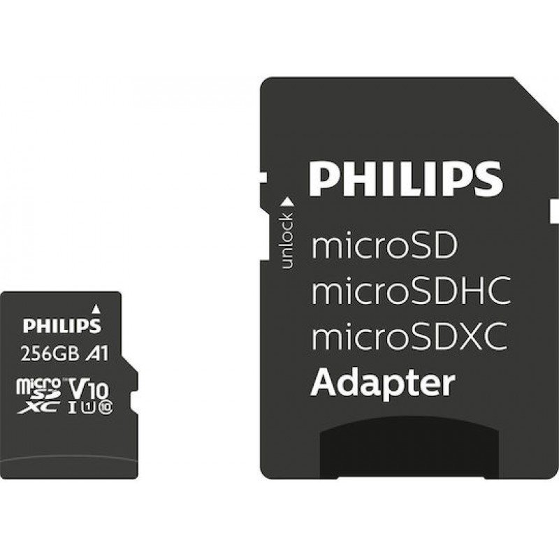 256Gb Memory Micro SD Card & Adapter SD SDXC Silicon Power Elite Class 10 Μνήμη
