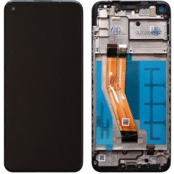 Γνήσια Οθόνη Samsung Galaxy A11/M11 SM-A115/M115 Original LCD & Touch & Frame Black GH81-18736A Service Pack