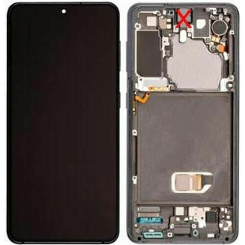 Αυθεντική Οθόνη Samsung Galaxy S21 5G SM-G991 GH82-27255A Original LCD & Touch & Frame Gray Service Pack Αυθεντική Οθόνη Samsung Galaxy S21 5G SM-G991 GH82-27255A Original LCD & Touch & Frame Gray Service Pack