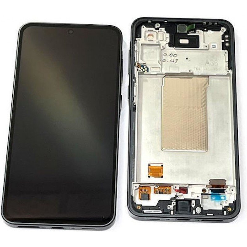 Γνήσια Οθόνη Samsung Galaxy A36 5G A366 Original LCD Touch & Frame Black GH82-36841A Service Pack
