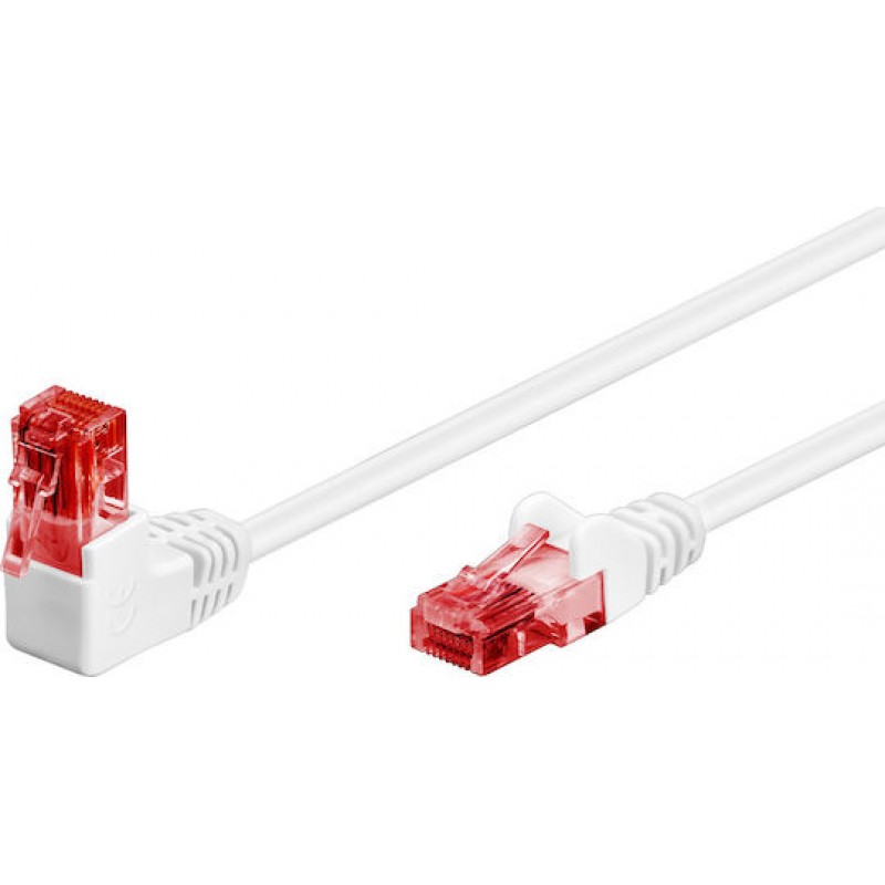 Καλώδιο Δικτύου Λευκό Goobay 51521 UTP Ethernet Cable 0.5m White CAT 6