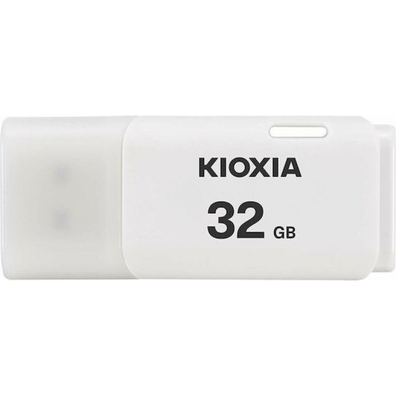 32GB USB 2.0 Stick Flash Drive White Kioxia LU202W032GG4 Στικάκι 32GB USB 2.0 Stick Flash Drive White Kioxia LU202W032GG4 Στικάκι