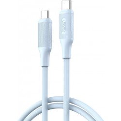 USB Type C Cable Male To Type C Male PD 60W Minimalist Blue 1m XO NBQ265B USB Type C Cable Male To Type C Male PD 60W Minimalist Blue 1m XO NBQ265B