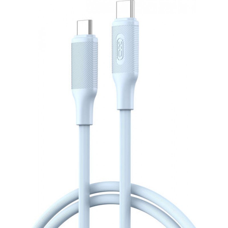 USB Type C Cable Male To Type C Male PD 60W Minimalist Blue 1m XO NBQ265B