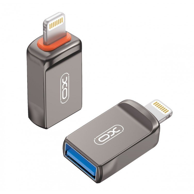 Adaptor Lightning Male To USB A 2.0 Female Zinc Alloy Μετατροπέας XO NB281A