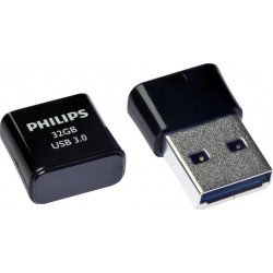32GB Philips PHIFM32FD90B-00 USB 3.0 Stick Pico Black Στικάκι 32GB Philips PHIFM32FD90B-00 USB 3.0 Stick Pico Black Στικάκι