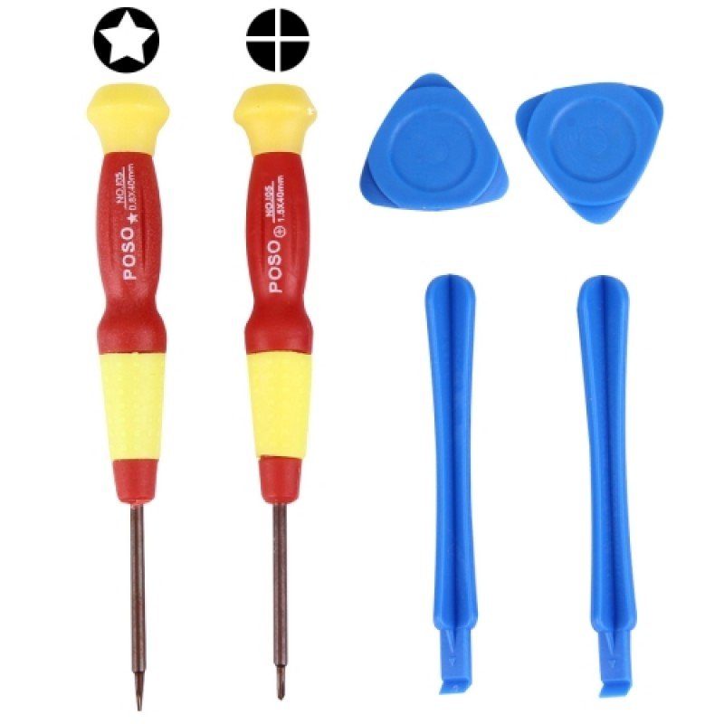 Κατσαβίδια Σετ 6 In 1 Screwdrivers Bits Poso PS-i05