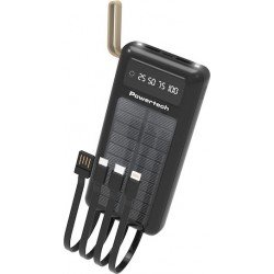 Power Bank Solar Powertech PT-1084 Ηλιακό - Φακός 20000mAh 10.5W Μαύρο Power Bank Solar Powertech PT-1084 Ηλιακό - Φακός 20000mAh 10.5W Μαύρο