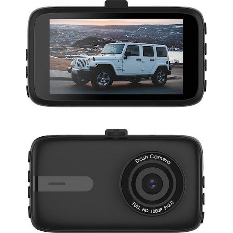 Car Camera Wide 1080 HD Front & Back Night Vision Smart Dash Cam Full HD XO-XJ03 Διπλή Κάμερα Αυτοκινήτου