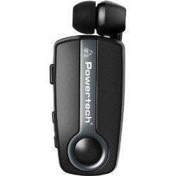 Powertech PT-998 Handsfree Wireless Bluetooth Mini Klipp 2 Black Stereo Retractable 