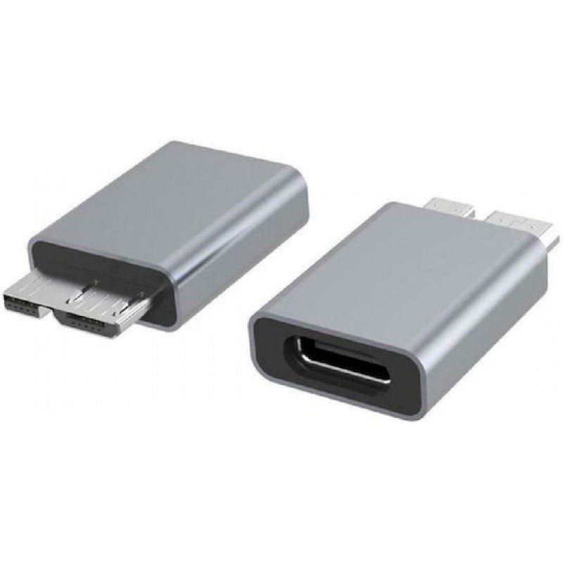 USB A 3.0 Micro Β Male To USB Type C Female PTH-067