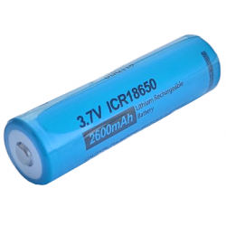Μπαταρία Επαναφορτιζόμενη ICR-18650 Pkcell Battery Rechargeable Li-ion 2600mha 9.62Wh PCB Protection