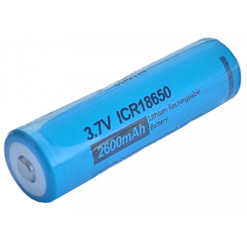 Μπαταρία Επαναφορτιζόμενη ICR-18650 Pkcell Battery Rechargeable Li-ion 2600mha 9.62Wh PCB Protection