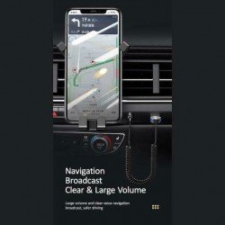 FM Bluetooth Car Transmitter Black Usams SJ464JSQ01 Μαύρο