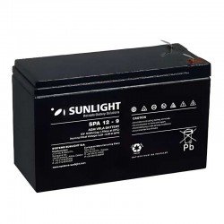Sunlight  SP12-9 Lead Battery Pack UPS 12V 9Ah Μπαταρία Μολύβδου Επαναφορτιζόμενη