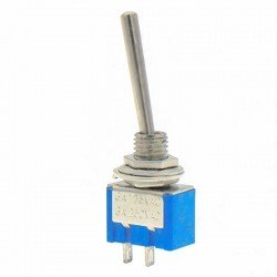 Toggle Switch Mini On-Off 2P Μικροδιακόπτης Μοχλού Mini ON–OFF 2 Πόλων