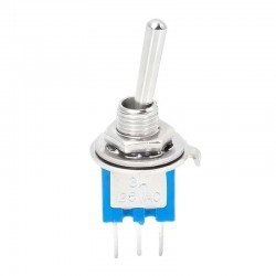 Toggle Switch S.Mini On-On 3P Μικροδιακόπτης Μοχλού S.Mini ON–ON 3 Πόλων