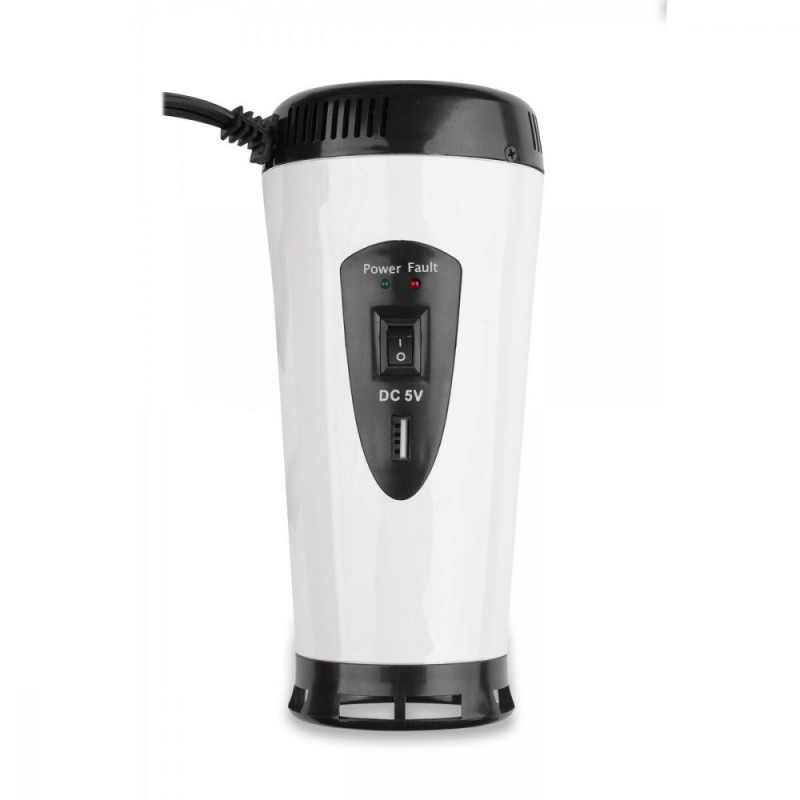 Car Charger 12V DC To 220V AC Inverter Adapter & USB 300W Τροφοδοτικό Αναπτήρα Volt IPS 300