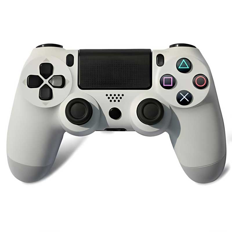 Joypad Double Motor 4 Vibration Controller White PS4 Joypad Double Motor 4 Vibration Controller White PS4