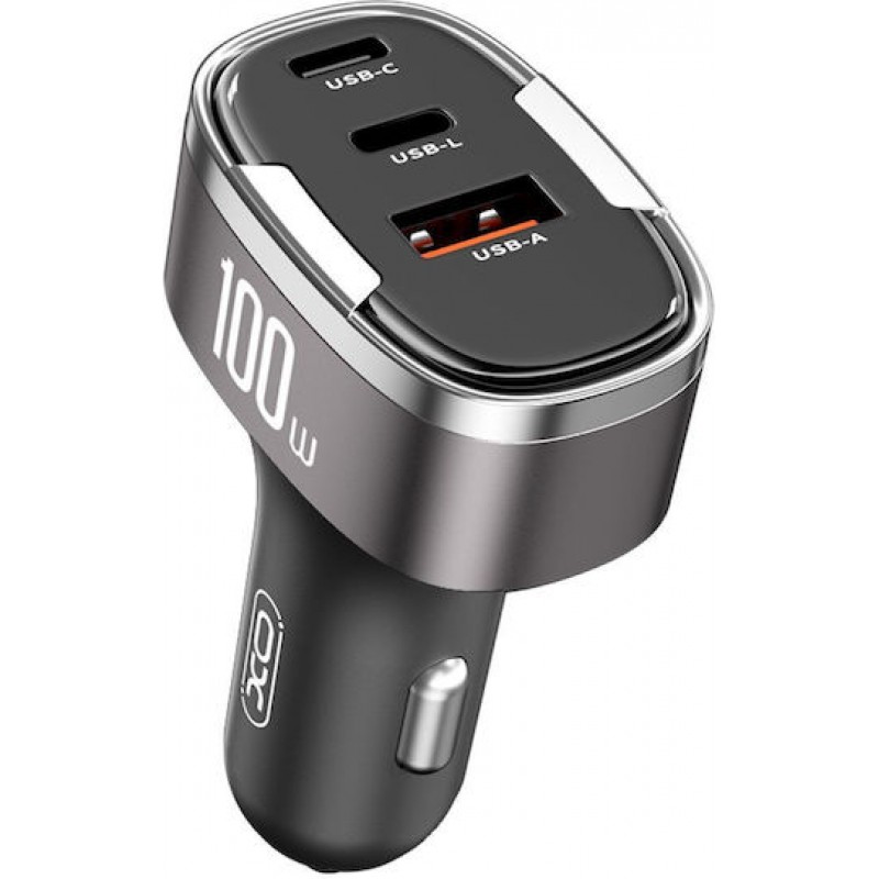 Car Phone Charger Double Port Type-C & USB 30W PD+QC 3.0 Φορτιστής Κινητών Αυτοκινήτου Usams US-CC164 Car Phone Charger Double Port Type-C & USB 30W PD+QC 3.0 Φορτιστής Κινητών Αυτοκινήτου Usams US-CC164