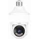 IP Camera Magic Light Bulb Dome IP65 IR 20m External 3Mpx 1080p WiFi White Κάμερα Εξωτερικού Χώρου Λευκή XO CR14
