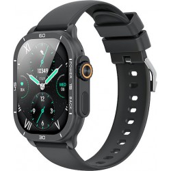 XO J12 Smart Band Sport Watch Black Έξυπνο Ρολόι