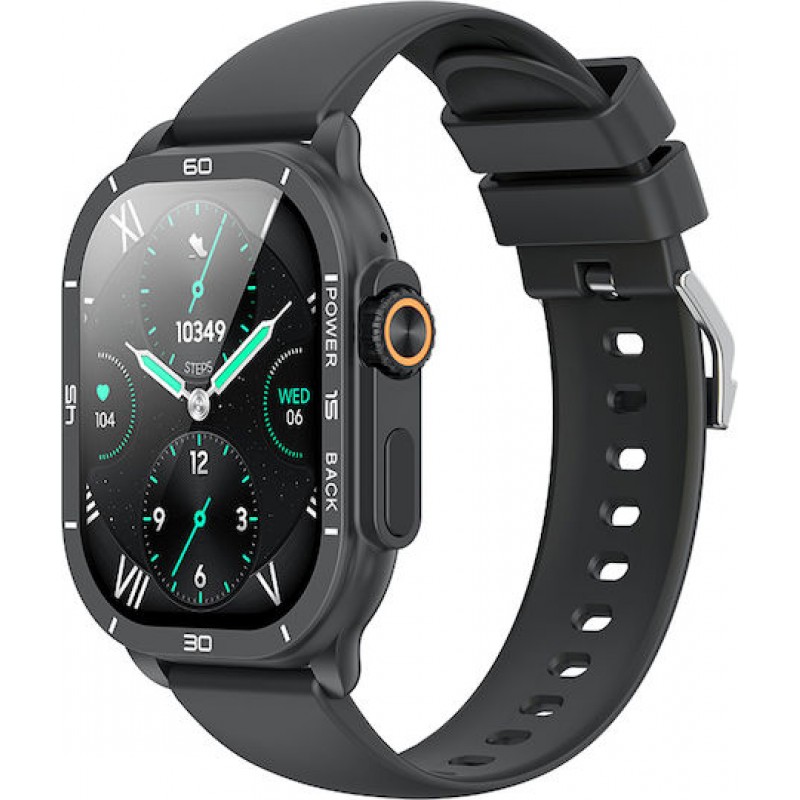 XO J12 Smart Band Sport Watch Black Έξυπνο Ρολόι