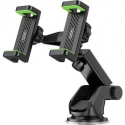 Car Holder Sucker Black Βάση Αυτοκινήτου Κινητών XO-C117