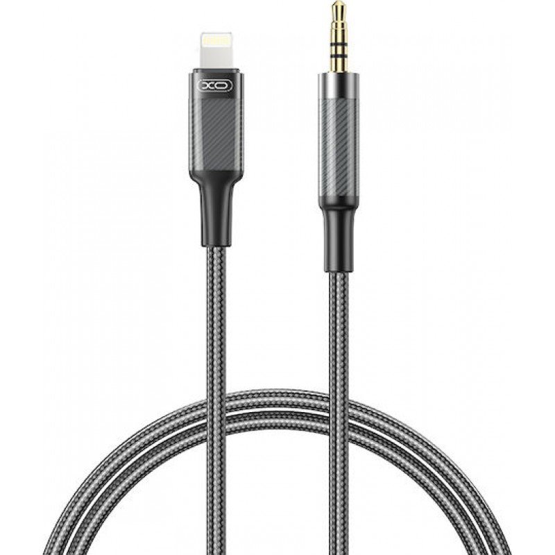 Lightning Cable Male 1m To Headphone Jack 3.5 Male ΅Black XO-NB-R279A
