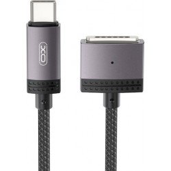 USB Type C Cable To Mag Safe 3 Charge 100W Black 2m Καλώδιο Σύνδεσης Μαύρο XO-NB287 USB Type C Cable To Mag Safe 3 Charge 100W Black 2m Καλώδιο Σύνδεσης Μαύρο XO-NB287
