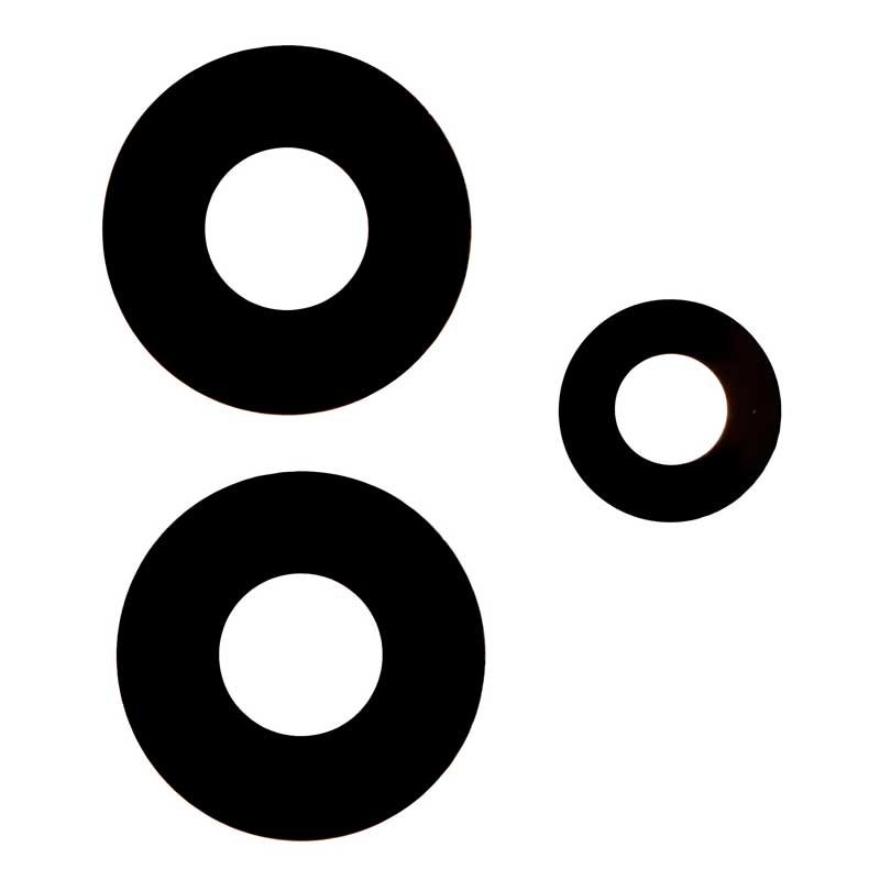 Γνήσιο Γυαλί Πίσω Κάμερας Xiaomi Redmi 12 Original Back Camera Lens Black