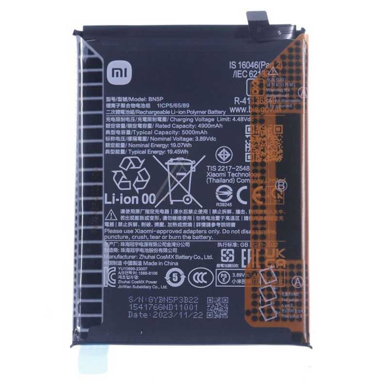 Αυθεντική Μπαταρία Xiaomi Redmi Note 13 4G/5G BN5P Original Battery Service Pack
