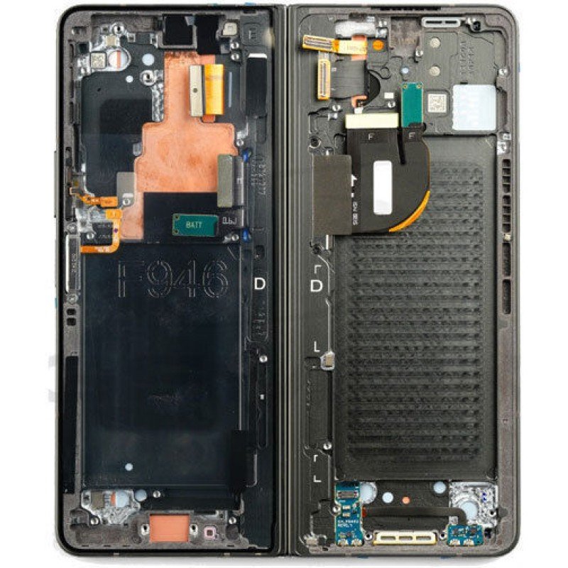 Αυθεντική Οθόνη Samsung Galaxy Z Fold 5 F946 Original LCD & Touch & Frame Black Internal Foldable