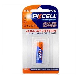 Αλκαλική Μπαταρία Pkcell Battery A27 6LR27 Super Alkaline 12V 27A Αλκαλική Μπαταρία Pkcell Battery A27 6LR27 Super Alkaline 12V 27A