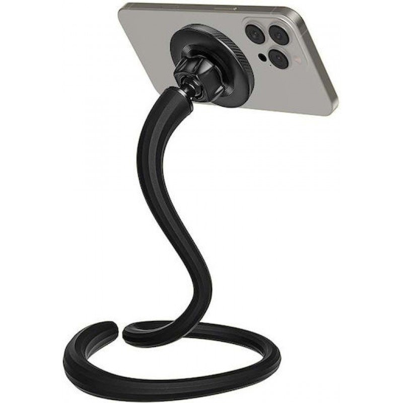 Βάση Μαγνητική Αυτοκινήτου Magnetic Car Phone Holder 360 Rotation 42cm Black CA01