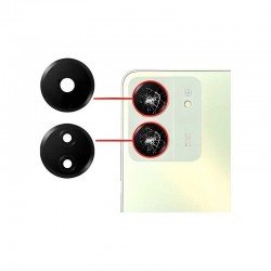 Γνήσιο Γυαλί Πίσω Κάμερας Xiaomi Redmi 13C Original Back Camera Lens Black
