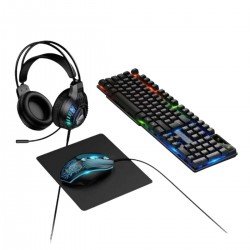 Gaming Set Hoco GDI86 English Keyboard & Mouse LED RGB & Headset & Mousepad Αγγλικό Πληκτρολόγιο & Ποντίκι & Ακουστικά Gaming Set Hoco GDI86 English Keyboard & Mouse LED RGB & Headset & Mousepad Αγγλικό Πληκτρολόγιο & Ποντίκι & Ακουστικά
