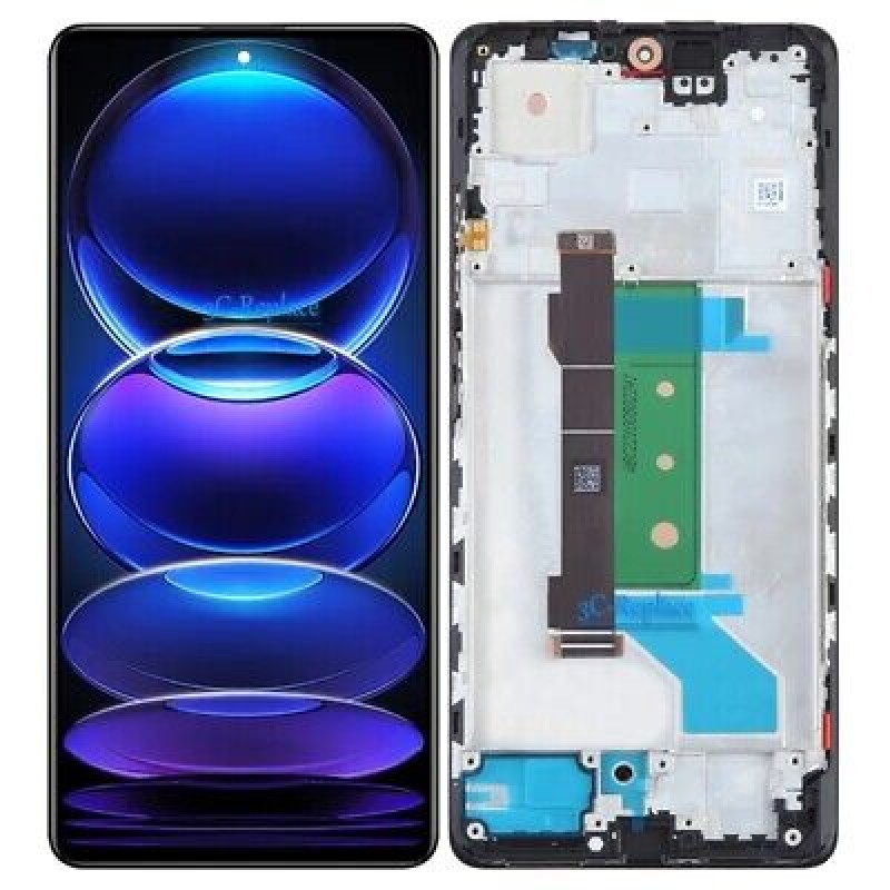 Οθόνη Xiaomi Redmi Note 12 Pro Plus 4G/5G LCD & Touchscreen & Frame Black