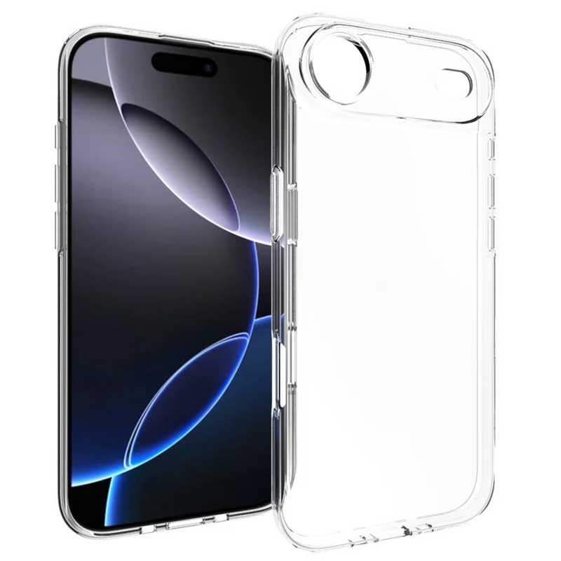 Transparent Silicone Case iPhone 17 Air Διαφανής Θήκη Σιλικόνης