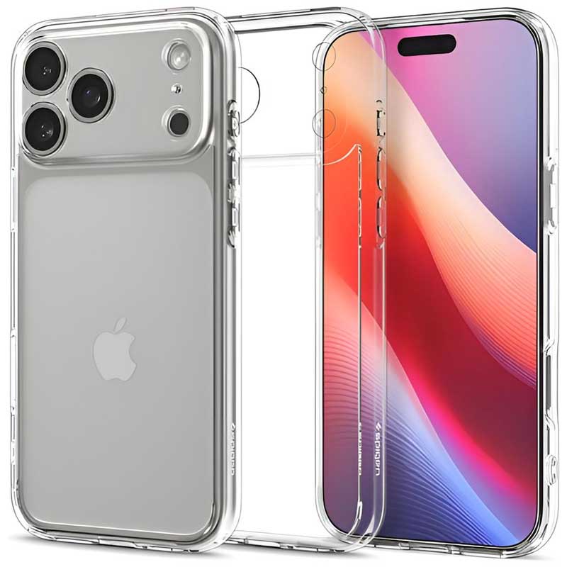 Transparent Silicone Case iPhone 17 Pro Διαφανής Θήκη Σιλικόνης