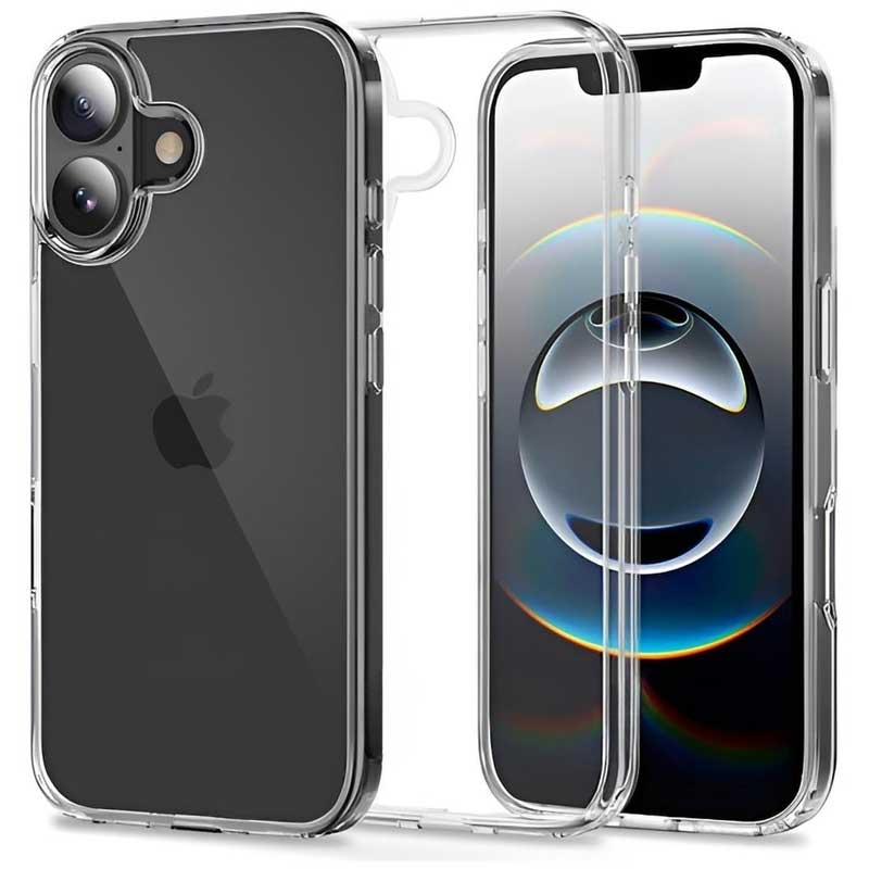 Transparent Silicone Case iPhone 17 Διαφανής Θήκη Σιλικόνης