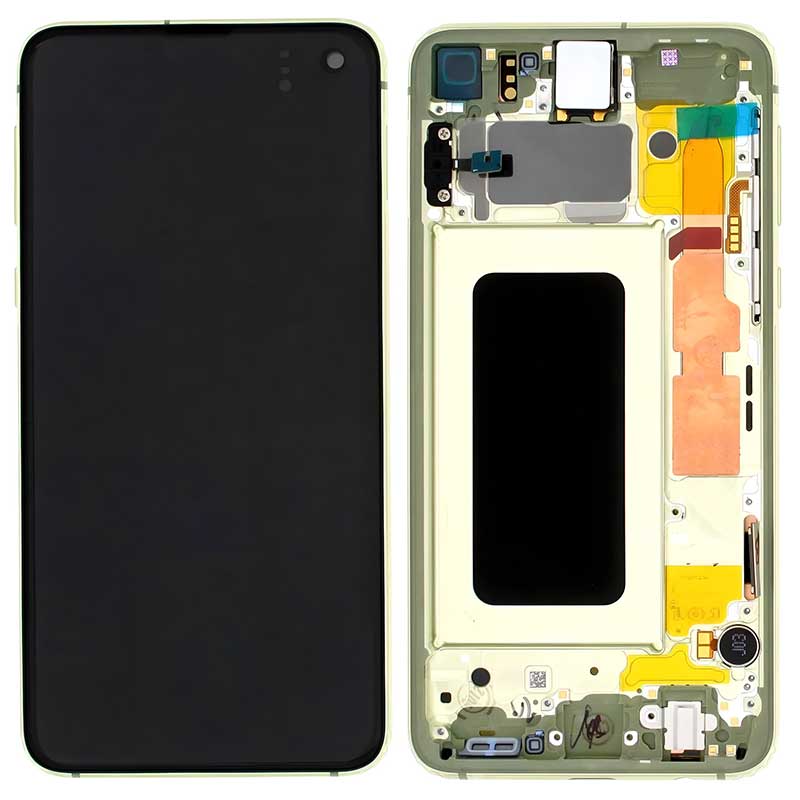 Γνήσια Οθόνη Samsung Galaxy S10e SM-G970F GH82-18852A Original LCD & Frame Green GH82-18852E Service Pack