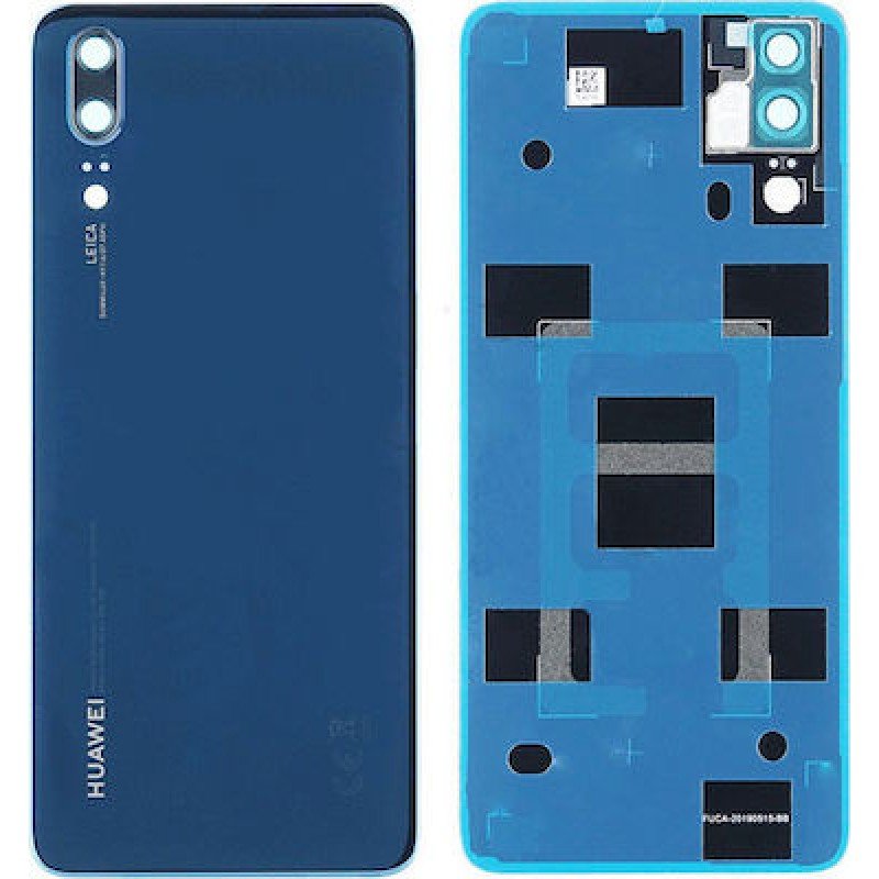 Καπάκι Μπαταρίας Μπλε Huawei P20 OEM Battery Cover & Lens Blue