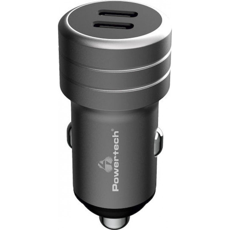 Car Phone Charger Triple Port 2 X Type-C  100W PD+QC 3.0 Φορτιστής Κινητών Αυτοκινήτου PT-1149