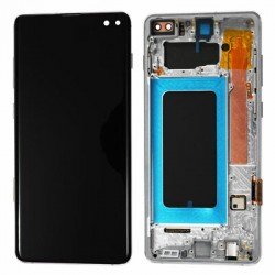 Οθόνη Samsung Galaxy S10 Plus SM-G975F LCD & Touch & Frame White Οθόνη Samsung Galaxy S10 Plus SM-G975F LCD & Touch & Frame White